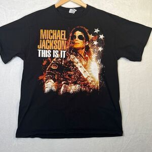 Michael Jackson This is‎ it T-shirt-Men Large